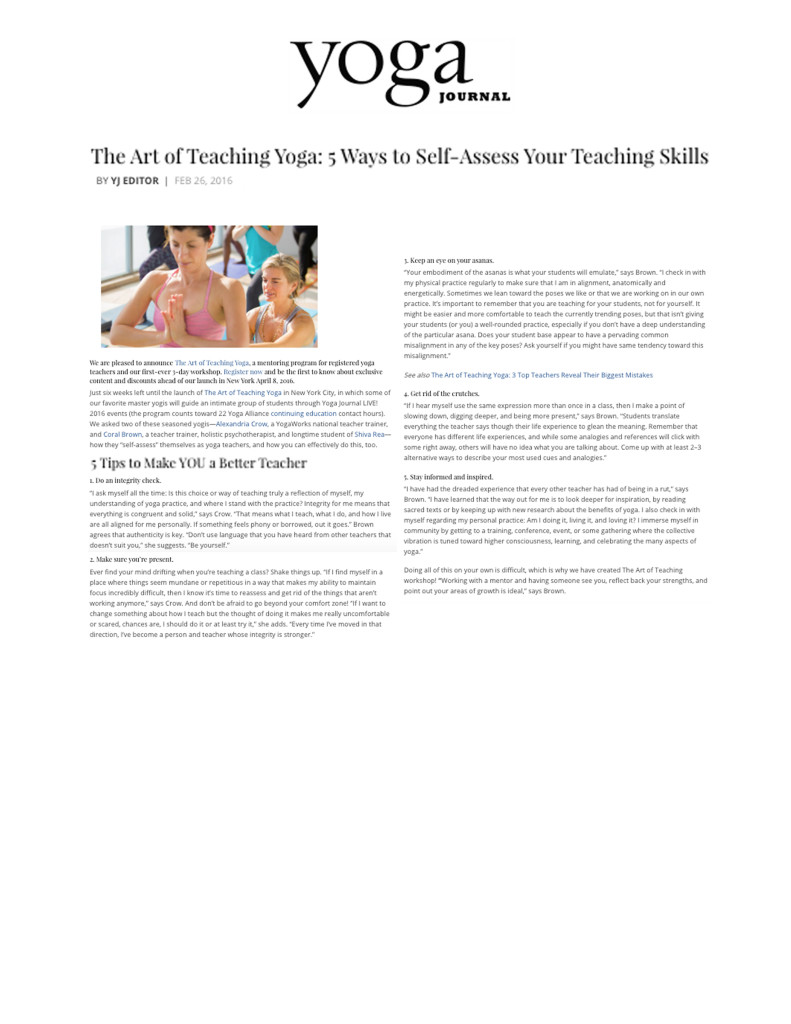 AC_Art of Teaching Yoga_Feb 26